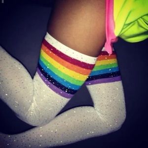 Sexy Bling Sparkly Rhinestone Over The Knee Socks